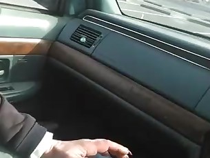 black blonde blowjob car big-cock cumshot milf playing pov